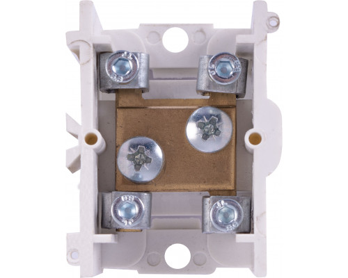 Клеммная колодка проходная e.tc.main.brass.35, 1х35 мм.кв./4х6 мм.кв., латунный контакт