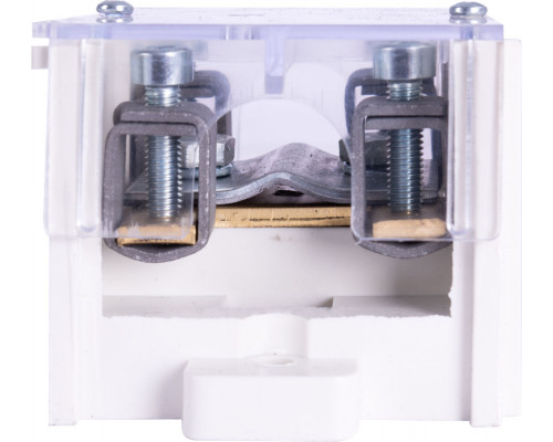 Клеммная колодка проходная e.tc.main.brass.95k, 1х95 мм.кв./4х16 мм.кв..,латунный контакт, з кришкой