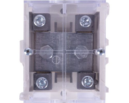 Клеммная колодка проходная e.tc.main.brass.95k, 1х95 мм.кв./4х16 мм.кв..,латунный контакт, з кришкой