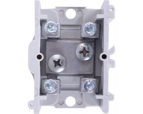 Клеммная колодка проходная e.tc.main.steel.35, 1х35 мм.кв./4х6 мм.кв., стальной контакт