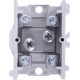 Клеммная колодка проходная e.tc.main.steel.35, 1х35 мм.кв./4х6 мм.кв., стальной контакт