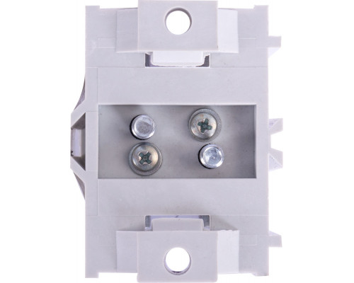Клеммная колодка проходная e.tc.main.steel.35, 1х35 мм.кв./4х6 мм.кв., стальной контакт