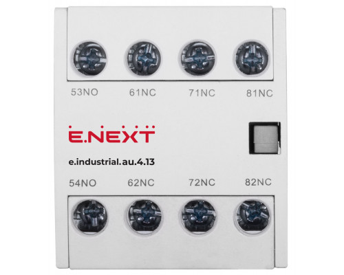 Контакт дополнительный e.industrial.au.4.13, 1no+3nc