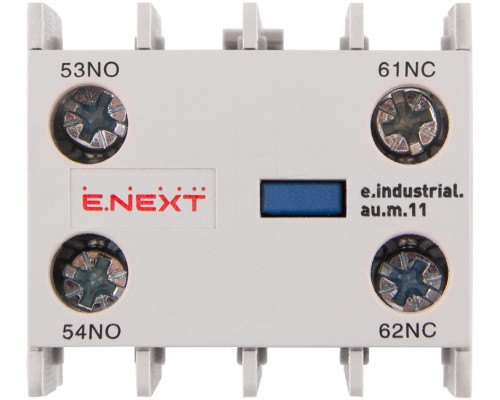 Контакт дополнительный e.industrial.au.m.11, 1nc+1no