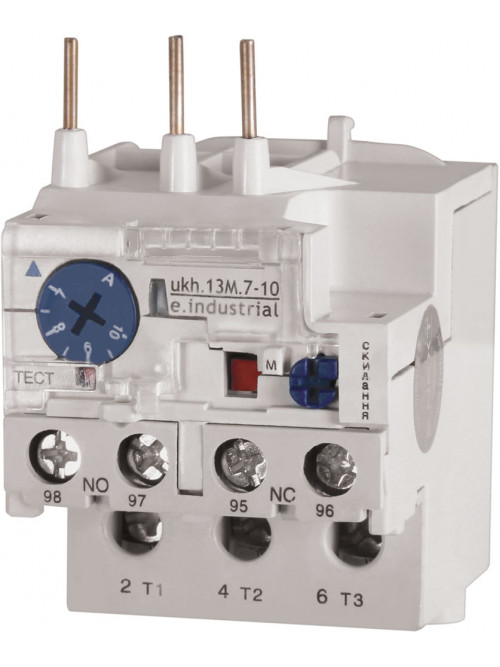 Реле электротепловое малогабаритное e.industrial.ukh.13M.7.10,  13А, . 7-10 А