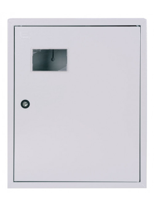 Корпус учета металлический e.mbox.pro.n.f3.27z IP31 навесной под 3ф счетчик, 27 модулей с замком
