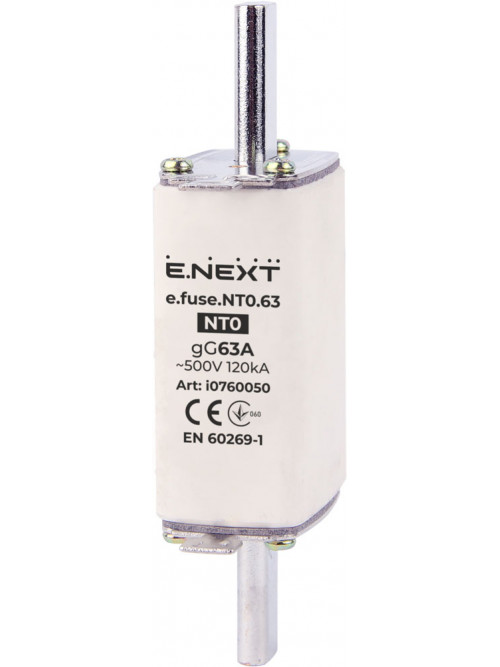 Предохранитель e.fuse.NT0.63, габарит 0, 63А