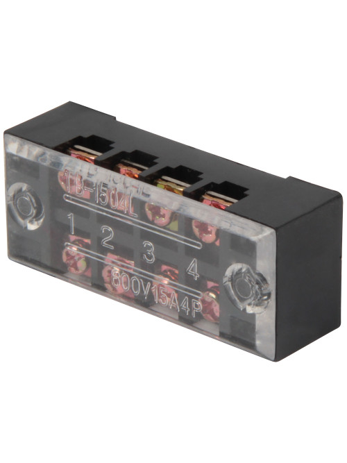Клеммная колодка защищеная e.tc.protect.15.4, 15А, 4 полюса