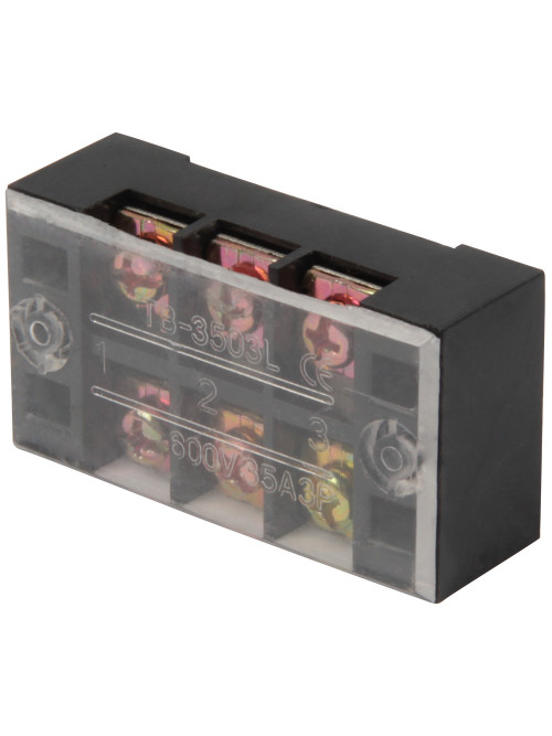 Клеммная колодка защищеная e.tc.protect.35.3, 35А, 3 полюса