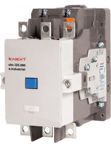 Контактор e.industrial.ukc.120.380, 120А, 380В,  1no+1nc