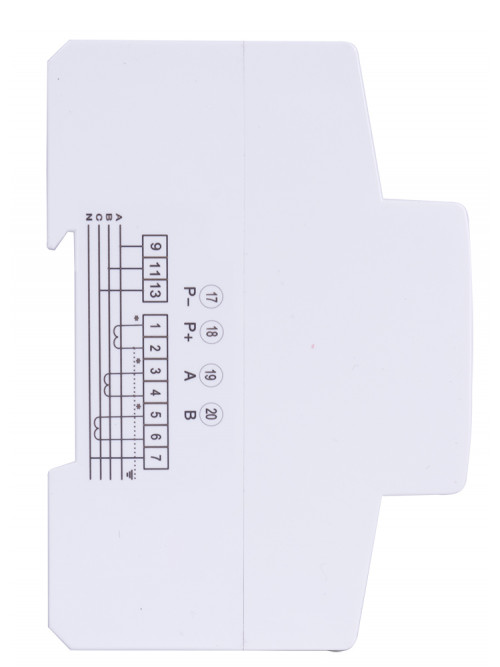 Счетчик трехфазный e.control.w09 5А/СТ электронный класс 1.0 (некомерц.) RS485