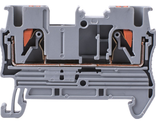 Клеммная колодка наборная на DIN -рейку e.tc.din.spring.2,5