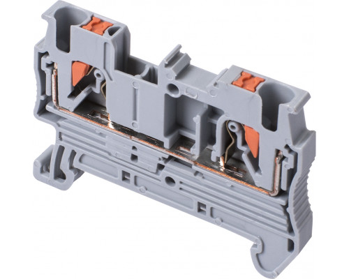 Клеммная колодка наборная на DIN -рейку e.tc.din.spring.2,5