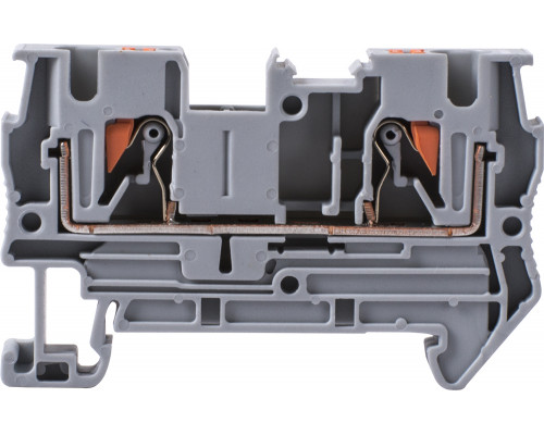 Клеммная колодка наборная на DIN -рейку e.tc.din.spring.4