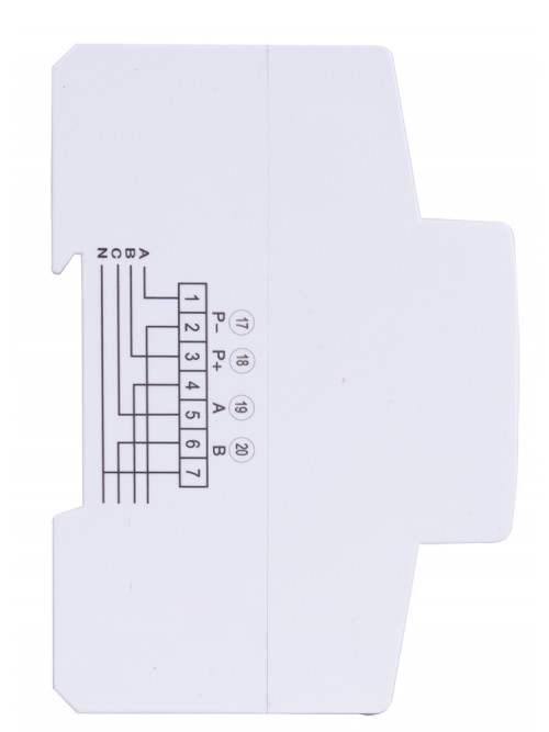 Счетчик трехфазный e.control.w08 10(100)А электронный клас 1.0 (некомерц.) RS485