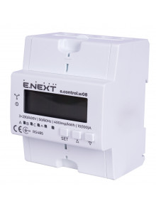 Счетчик трехфазный e.control.w08 10(100)А электронный клас 1.0 (некомерц.) RS485