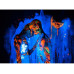 Vopsea fluorescentă pentru suveniruri Mov cu strălucire mov sub lumină ultravioletă