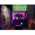 Vopsea fluorescentă Noxton pentru interior ECO violet deschis cu strălucire violet-roz sub lumină UV
