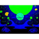 Флуоресцентная краска для цветов Темно-синяя с темно-синим свечением под ультрафиолетом