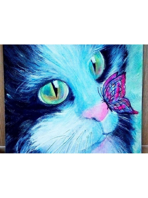 Ультрафиолетовая краска Нокстон для оракала Silks Screen Темно-синяя с темно-синим свечением под ультрафиолетом