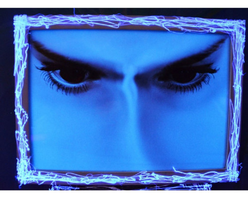 Vopsea fluorescentă Noxton pentru sticlă Silks Screen Blue cu strălucire albastră sub ultraviolete