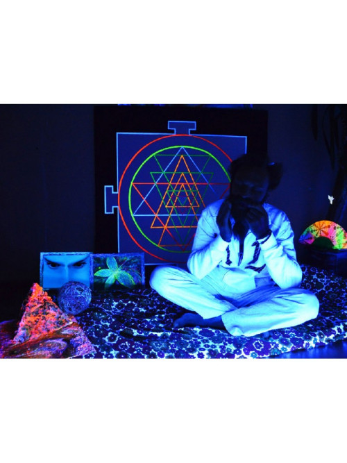 Флуоресцентная краска Noxton для оракала Красная с красным свечением под ультрафиолетом