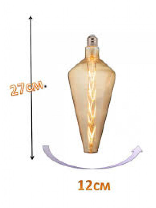 Декоративная светодиодная лампа 8Вт E27 2200K VINTAGE MONDO LUCE