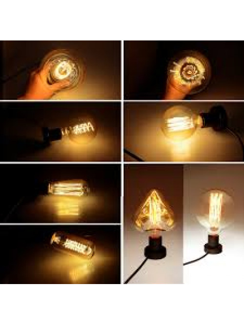 ЛАМПОЧКА НА НИТИ EDISON 6W 6000K G80 MONDO LUCE