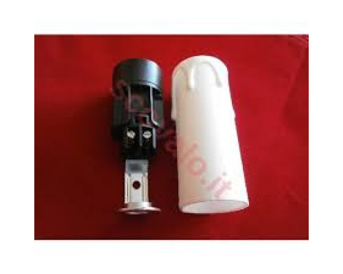 ОСВЕЩЕНИЕ E14 ПЛАСТИК П/У СТЕКЛО 85мм БЕЛЫЙ