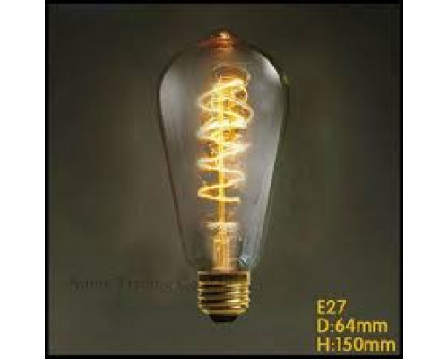 СВЕТОДИОДНАЯ ЛАМПА НА НИТИ 6W E27 2700K EDISON ЛАМПОЧКА MONDO LUCE