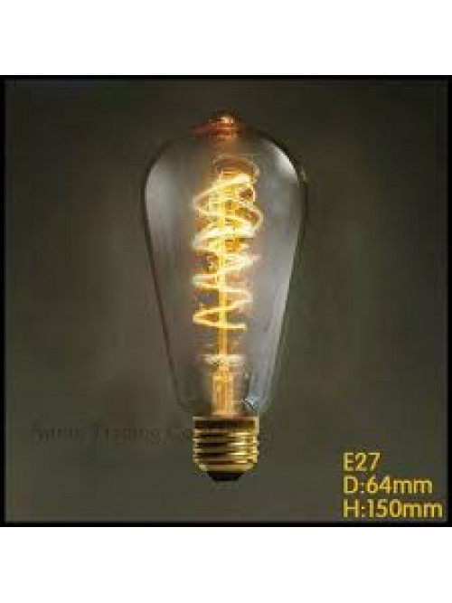 СВЕТОДИОДНАЯ ЛАМПА НА НИТИ 6W E27 2700K EDISON ЛАМПОЧКА MONDO LUCE