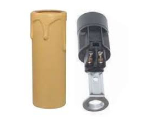 LUMINARE E14 PLASTIC P/U LUSTRE 65mm ANTIC CAFENIU