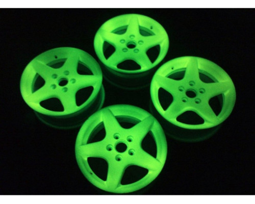 Vopsea luminoasă pentru metal Ultra White cu strălucire albastră