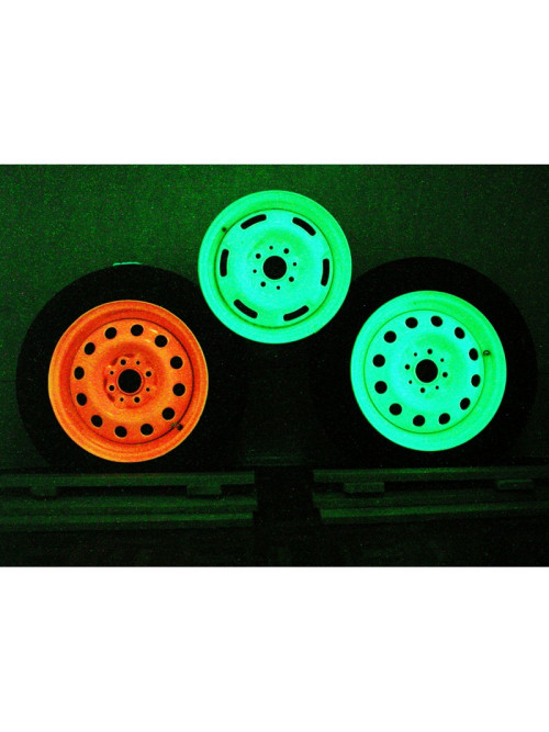Светящаяся краска для металла Ultra Белая с голубым свечением
