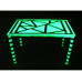 Vopsea luminoasa pentru lemn pentru Wood Classic cu stralucire verde