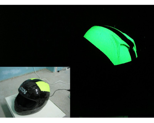 Vopsea luminoasă pentru metal Light White cu strălucire albastră