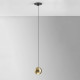 PENDUL ROTUND AURIU GU10 1M CABLU NEGRU D 9CM