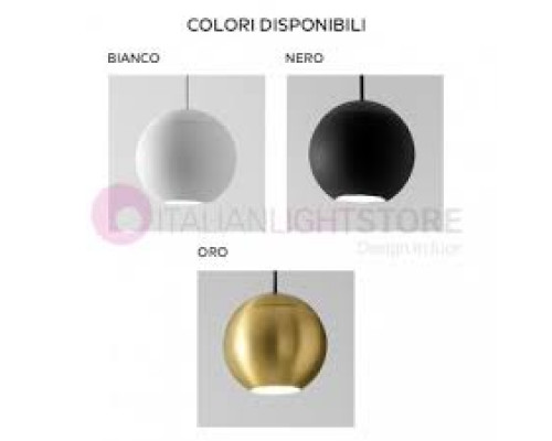 PENDUL ROTUND AURIU GU10 1M CABLU NEGRU D 9CM