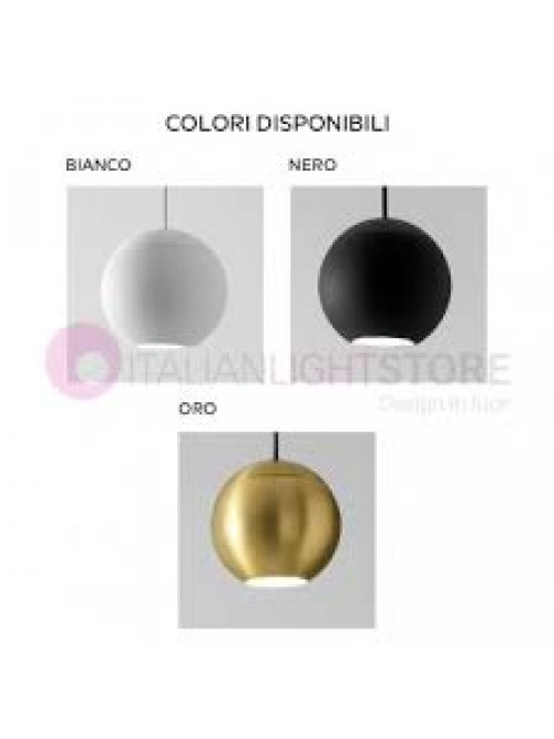 PENDUL ROTUND AURIU GU10 1M CABLU NEGRU D 9CM