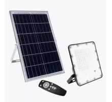 Светодиодный прожектор с солнечной батареей и пультом BRAVOS 150W 1500LM IP65 6400K LD-BRAVOS150W-64