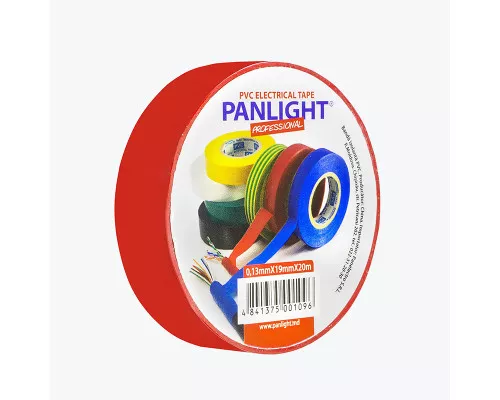 Изолента ПВХ красная 19x20 PANLIGHT