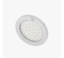 Светодиодный LED светильник накладной  с выключателем CASTELLO 2,8W 12V DC 4000K белый LD-CS36NE-53