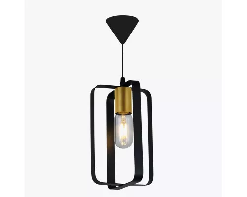 Светильник подвесной OXALIS 2 3185 1xE27 IP20 13cmx13cmx20cm черный OS-OXAL2-10-DEC