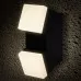 Светильник фасадный LED  2x3W 4000K IP54 черный PL-13852P PANLIGHT
