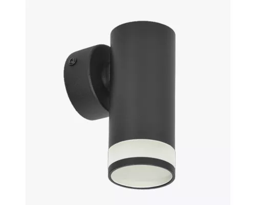Aplica GU10 perete interior rotund negru PL-23023B