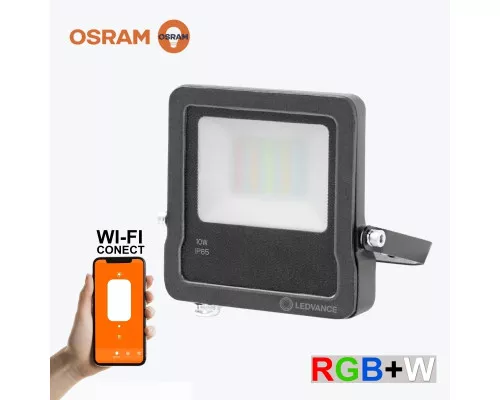 Прожектор светодиодный smart 10Вт, RGBW WiFI, IP65