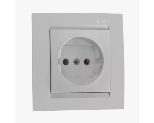 Priza simpla alba 1591431-030 SIMON 15