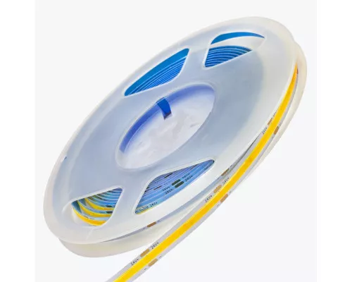 Светодиодная лента COB PL-COB384-WW-24, IP-20, 8mm 24V, 10W/m, 3000K, 384led/m, 5m PANLIGHT