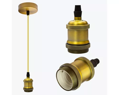 Подвес Rетро E27 с проводом 1м античная бронза IP20 PL-426 max 60W PANLIGHT