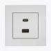 Розетка двойная USB тип А+С белая мат TEC2CA.01/111 SIMON 55